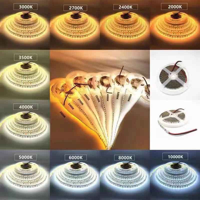 Professional Kelvin scale guide from 2000K to 10000K for choosing the right lighting in custom led signs.