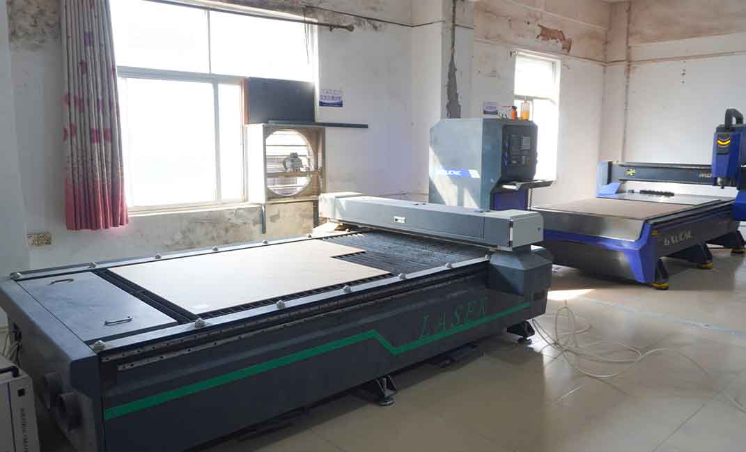 Automated 3D engraving and cutting of acrylic sheets.