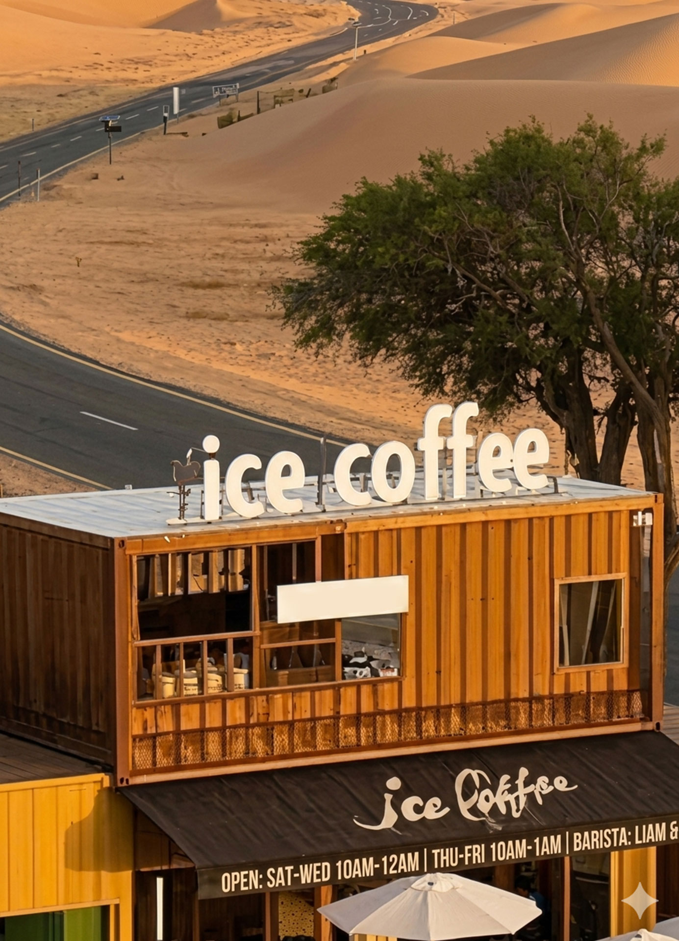 Custom LED neon sign for a coffee shop interior, featuring high-transparency acrylic and uniform illumination for a modern commercial ambiance.
