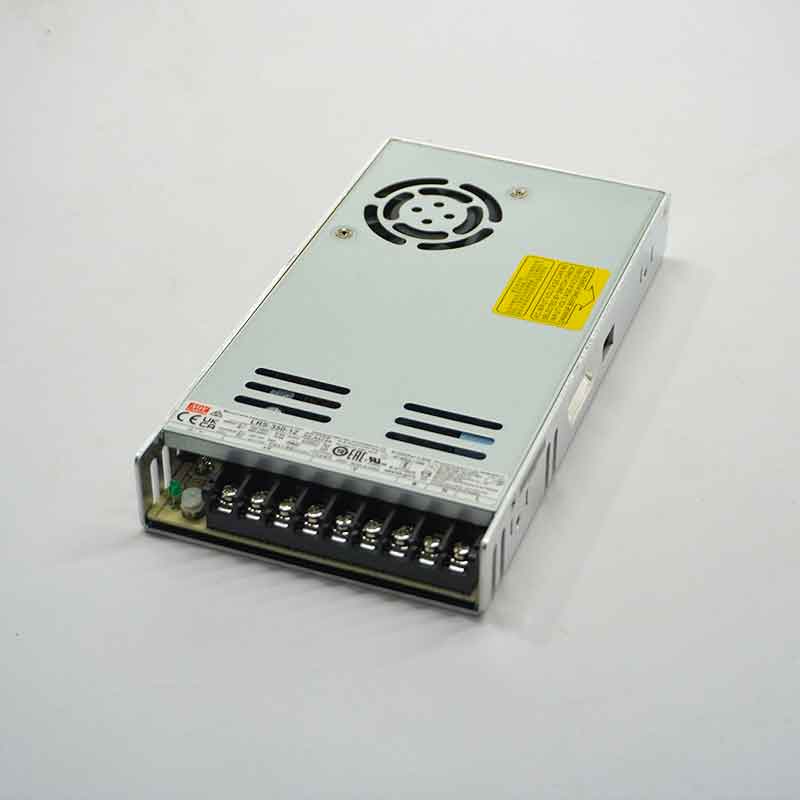 A professional Mean Well LED driver with a high-efficiency aluminum heat dissipation casing, a core component for ensuring stable illumination and long-term reliability of signage systems.