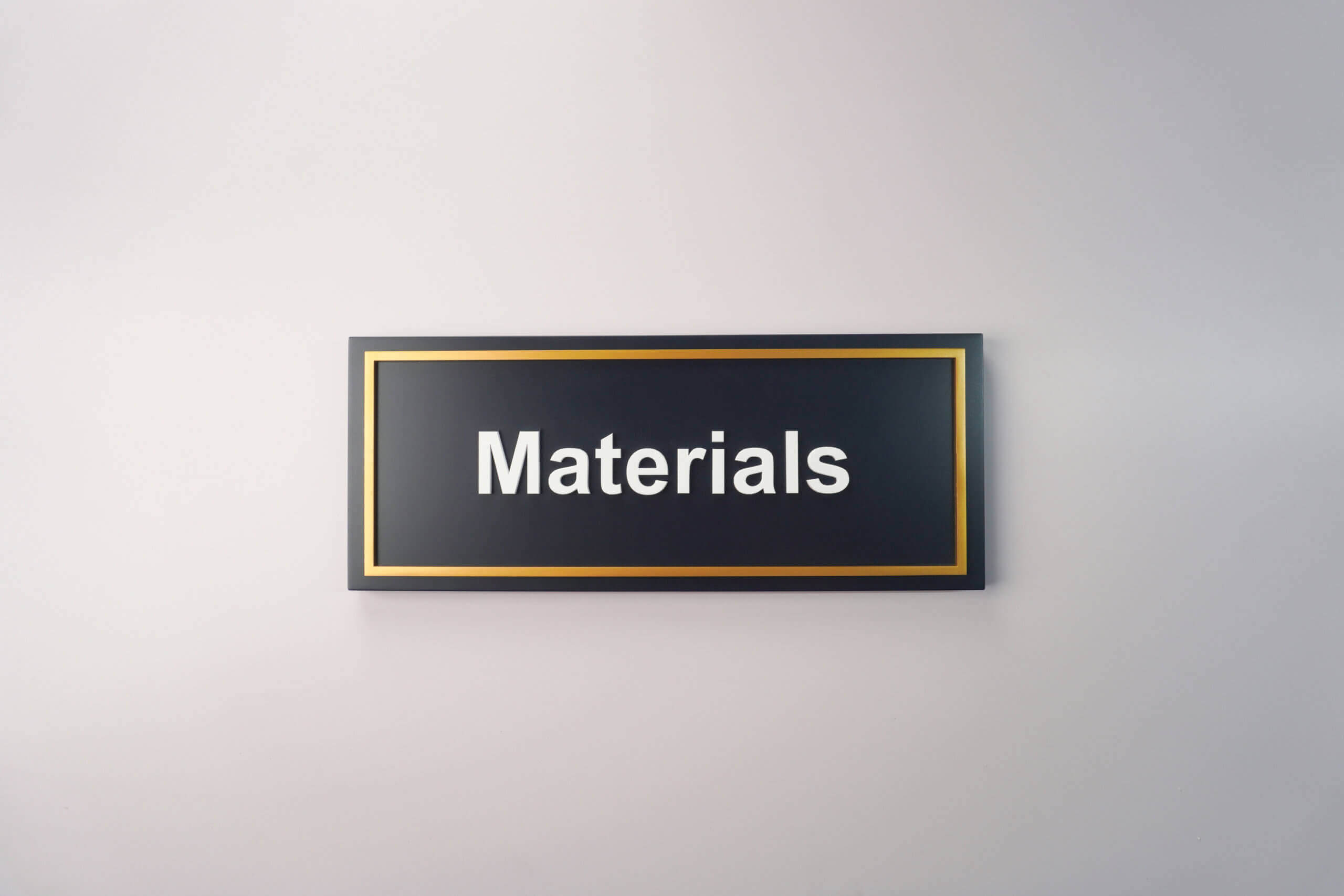 High-quality durable materials for custom stainless steel wayfinding signs