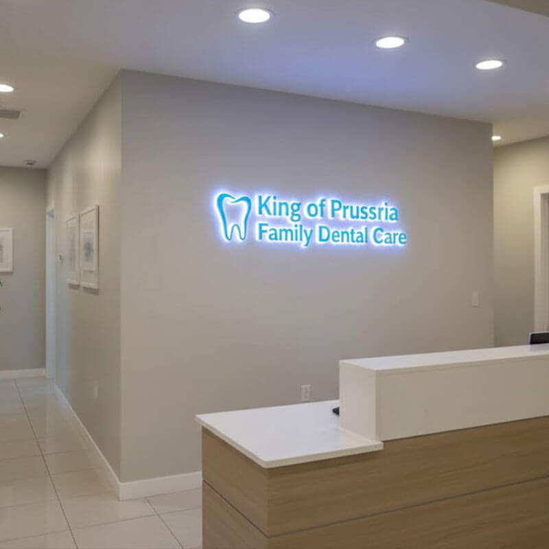 Premium healthcare signage & letters for hospitals and dental clinics