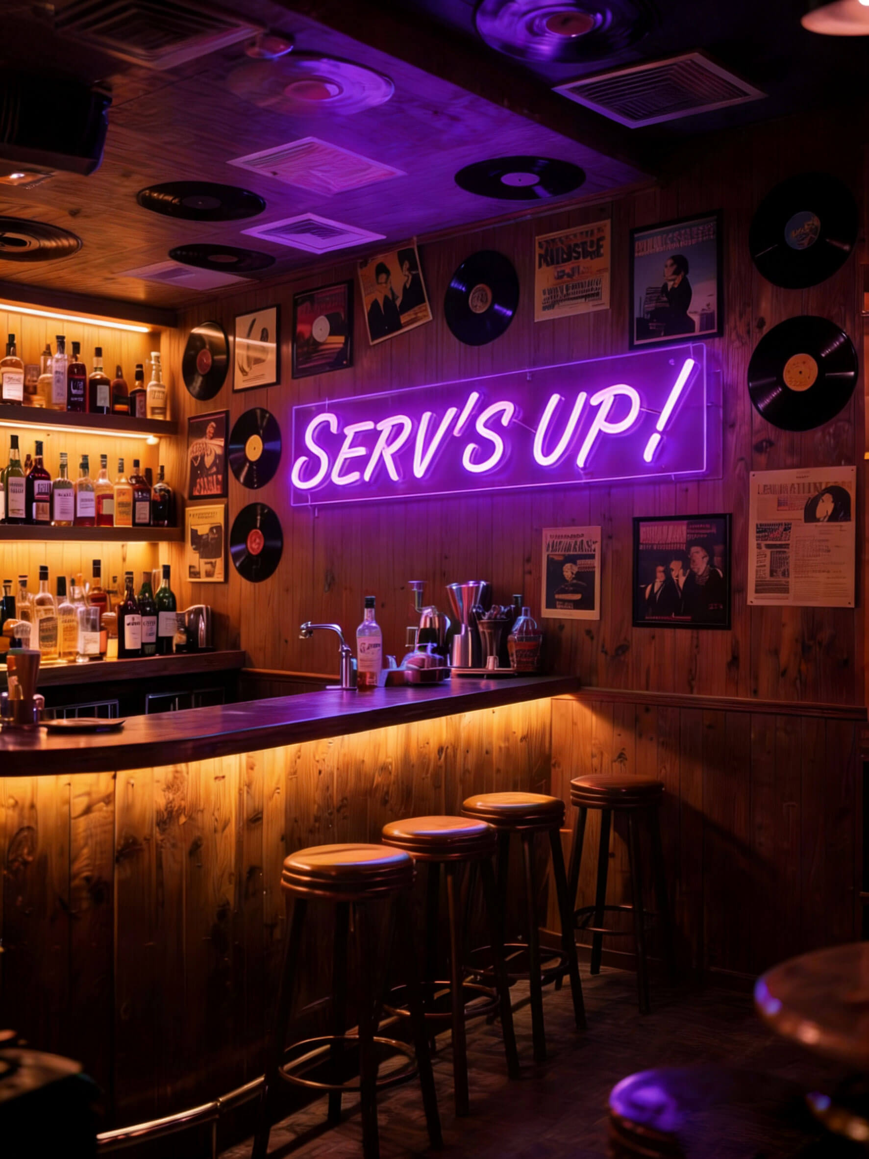 Custom outdoor LED channel letters for 'The Chef's Table' restaurant, featuring IP67 waterproofing that ensures high-visibility and stable operation during heavy rain.