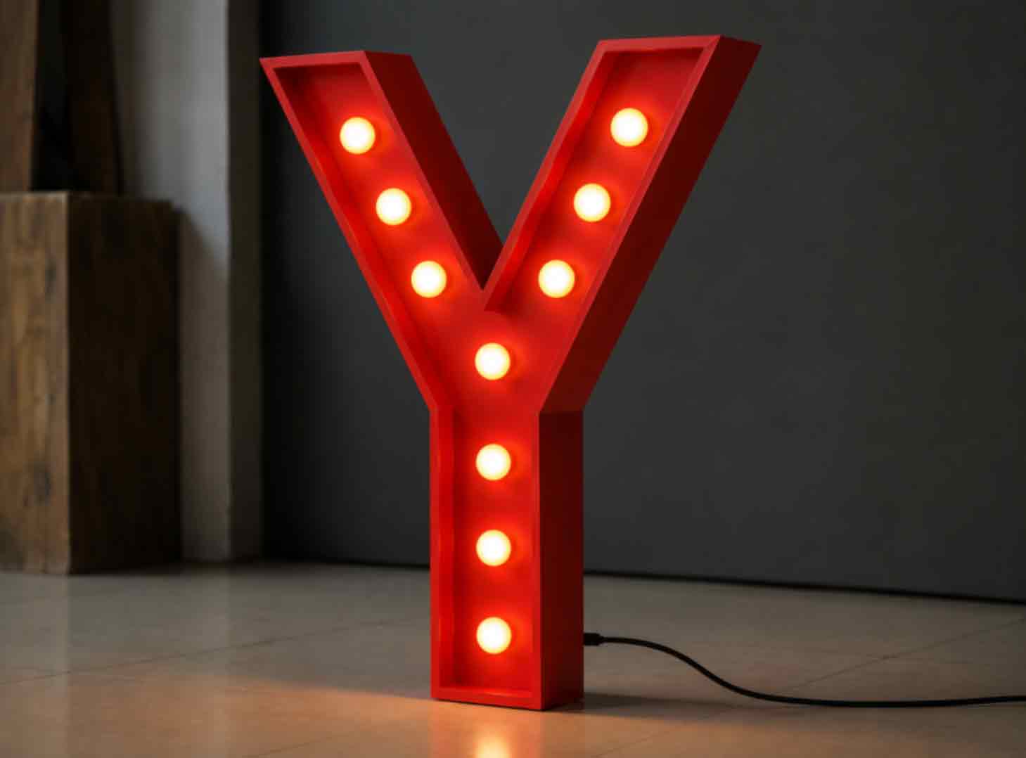Custom LED Channel Letters 5 Custom premium RGB channel letters with programmable LED lighting for the Ninja Social Club storefront signage