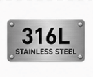 High-transmittance acrylic face material used for front lit channel letters