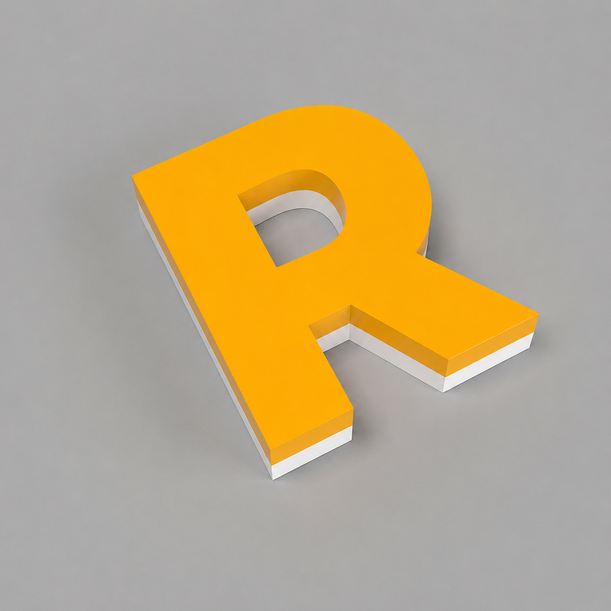 backlit channel letters r unlit yellow acrylic stainless steel