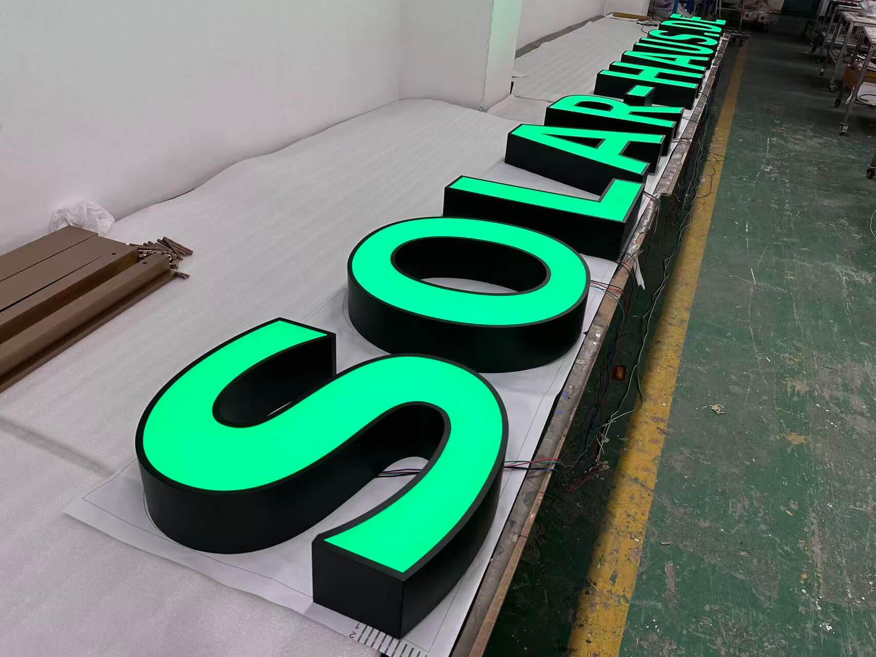 Factory-made Front Lit Channel Letters designed for long-lasting outdoor branding.