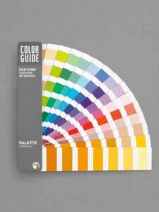 Pantone color guide for custom channel letters and painted sign finishes